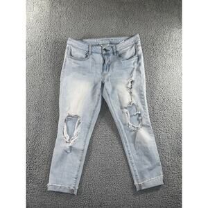 American Eagle Outfitters Light Blue Distressed Jeans